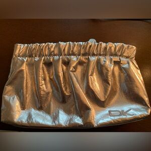 Ladies Gold Donna Karan Cosmetic Bag $15